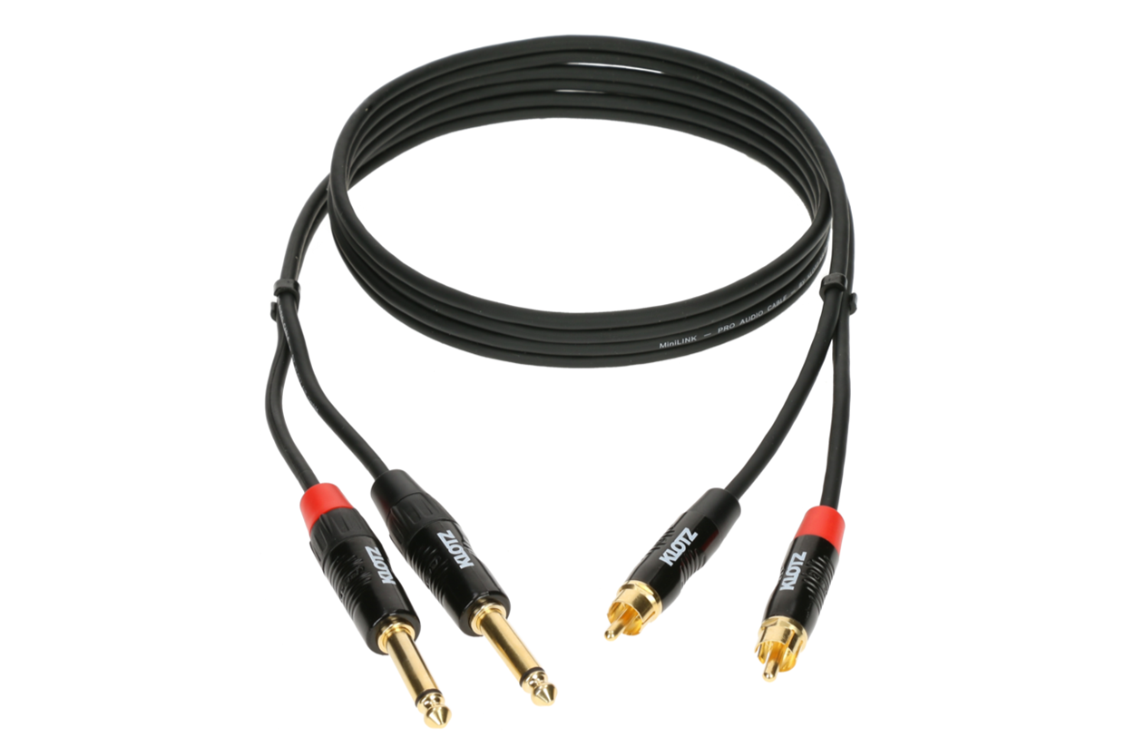 כבל 2xPL-2xRCA באורך 3 מטר