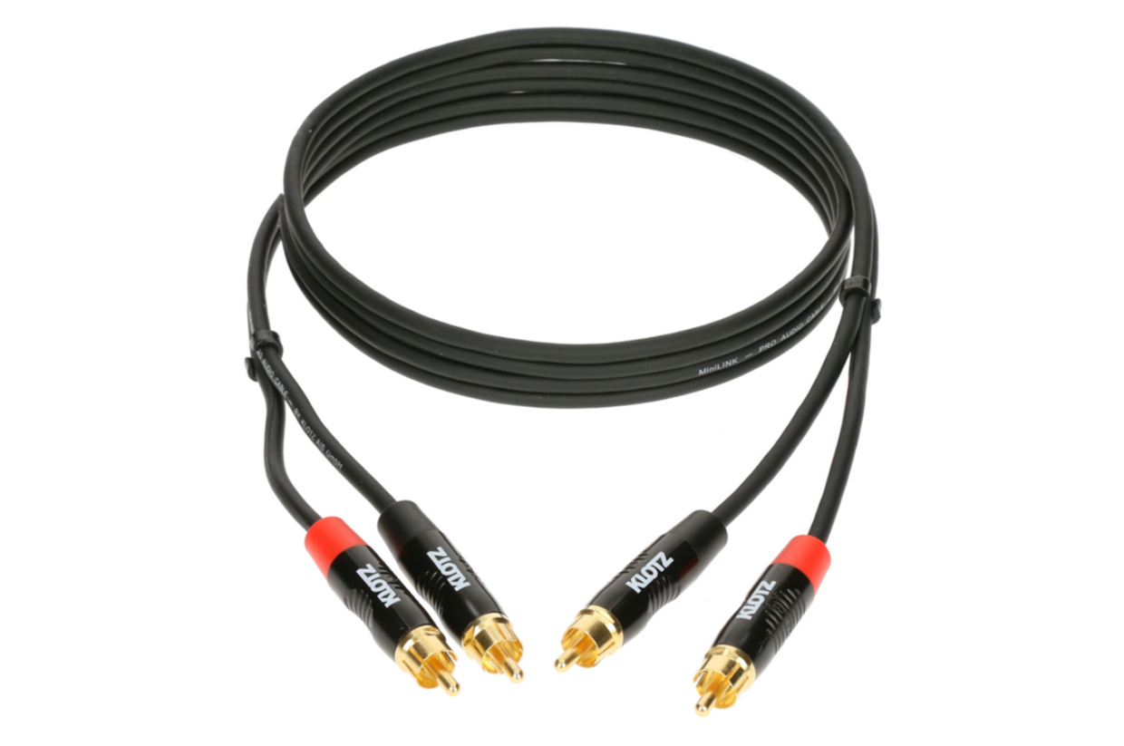 כבל 2xRCA-2xRCA באורך 3 מטר