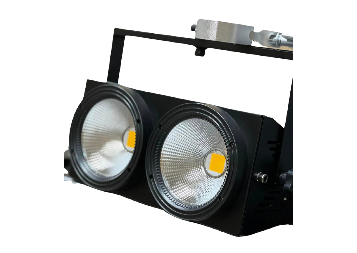 פנס TWO LIGHT LED 2x100W לבן חם LIGHTEK