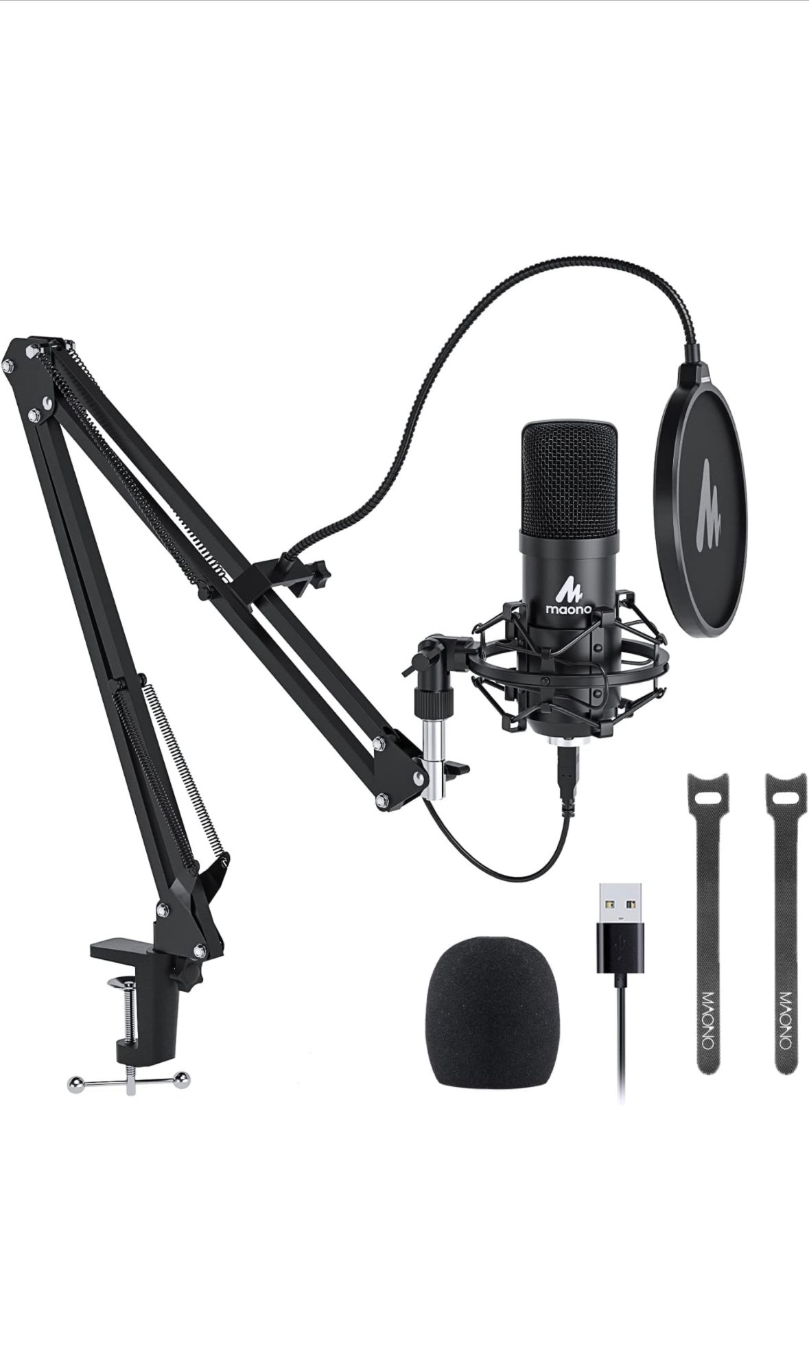 מיקרופון לפודקסט חיבורusb למחשב