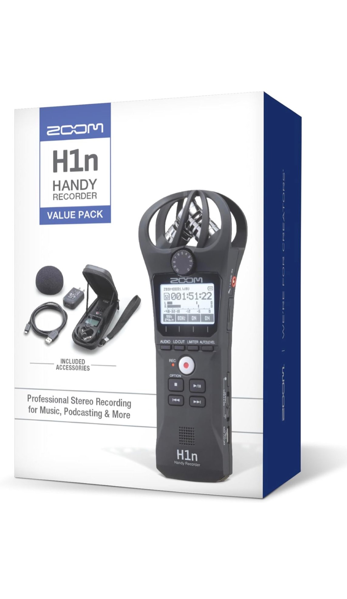 ⁦מכשיר הקלטה  זום  zoom H1n⁩ – תמונה ⁦2⁩